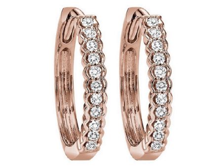 10Kt Rose Gold Diamond 1 7Ctw Earring Online Hot Sale