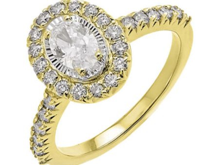 14Kt Yellow Gold Diamond 1Ctw Ring Discount