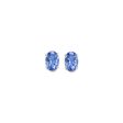 14Kt White Gold & Tanzanite 1 2Ctw Earring on Sale