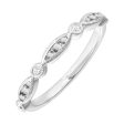 14KT White Gold & Diamond Fashion Ring -1 10 ctw Cheap