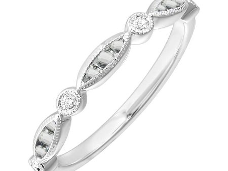 14KT White Gold & Diamond Fashion Ring -1 10 ctw Cheap