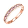 14Kt Rose Gold Pink Tourmaline 1 4Ctw Ring Online now