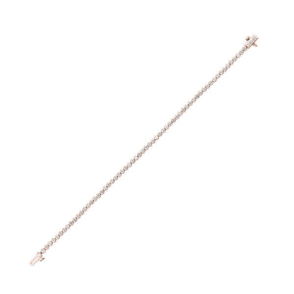 14Kt Rose Gold Diamond 2Ctw Bracelet Discount