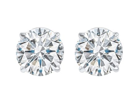 14Kt White Gold Diamond 1 1 2Ctw Earring Online now