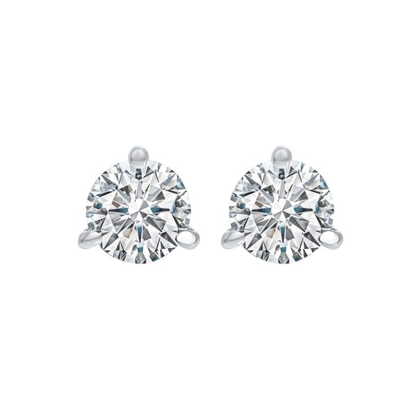 18Kt White Gold Diamond 1Ctw Earring Supply