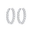 14Kt White Gold Diamond 6Ctw Earring Discount