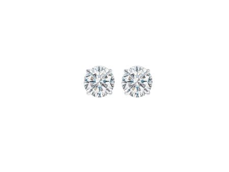 14Kt White Gold Diamond 1 5Ctw Earring For Sale