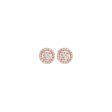 14Kt Rose Gold Diamond 1 3Ctw Earring Fashion