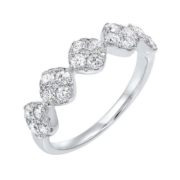 14Kt White Gold Diamond 3 4Ctw Ring For Discount