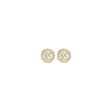 14Kt Yellow Gold Diamond 1 4Ctw Earring For Sale