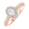 14Kt Rose Gold Diamond 1 2Ctw Ring Cheap