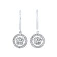 14Kt White Gold Diamond 2Ctw Earring Online now