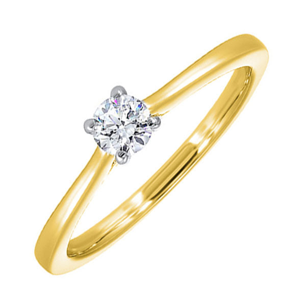 14Kt White Yellow Gold Diamond 1Ctw Ring Online now