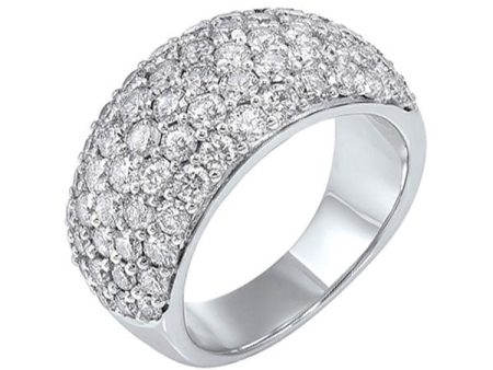 14Kt White Gold Diamond 3Ctw Ring Supply