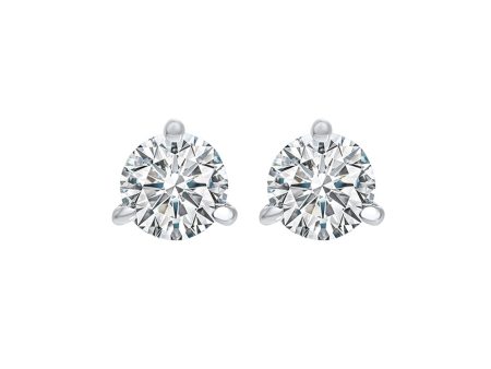 18Kt White Gold Diamond 3 4Ctw Earring on Sale