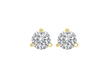 18Kt Yellow Gold Diamond 1 3Ctw Earring Discount