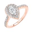 14Kt Rose Gold Diamond 3 4Ctw Ring Fashion