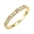 10Kt Yellow Gold Diamond 1 10Ctw & Pink Tourmaline 1 6Ctw Ring Sale