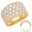 Yellow Gold Diamond Fashion Ring Supply