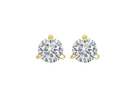 18Kt Yellow Gold Diamond 3 8Ctw Earring Online