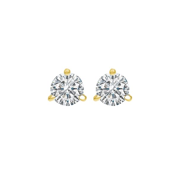 18Kt Yellow Gold Diamond 3 8Ctw Earring Online