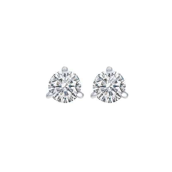 18Kt White Gold Diamond 3 8Ctw Earring on Sale