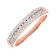 14Kt Rose Gold Diamond 1 4Ctw Ring For Cheap