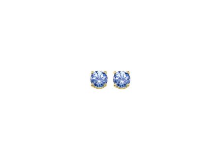 14Kt Yellow Gold & Tanzanite 1 5Ctw Earring Online