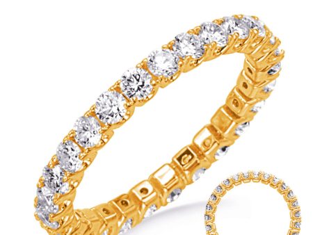 Yellow Gold Eternity Band Supply