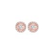 14Kt Rose Gold Diamond 3 4Ctw Earring on Sale