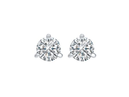 14Kt White Gold Diamond 3 8Ctw Earring Sale