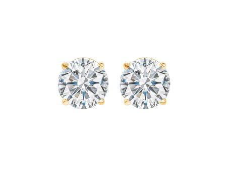 14Kt Yellow Gold Diamond 5 8Ctw Earring Discount