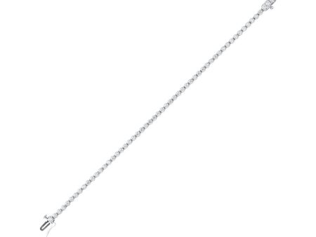 14Kt White Gold Diamond 1Ctw Bracelet Discount