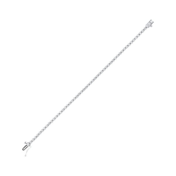 14Kt White Gold Diamond 1Ctw Bracelet Discount