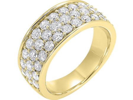 14Kt Yellow Gold Diamond 2Ctw Ring Sale