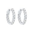 14Kt White Gold Diamond 4Ctw Earring Online Hot Sale