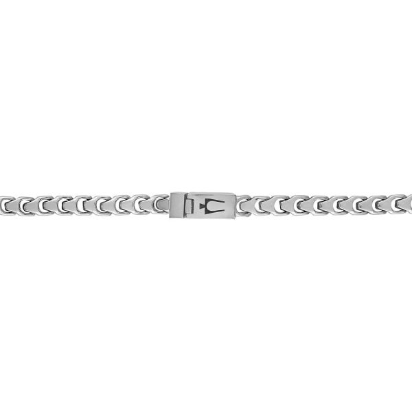 Bulova Stainless Steel Classic Jewelry Mens Necklace Online now