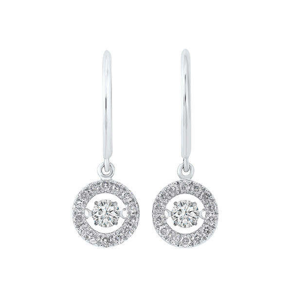 14Kt White Gold Diamond 1Ctw Earring Discount