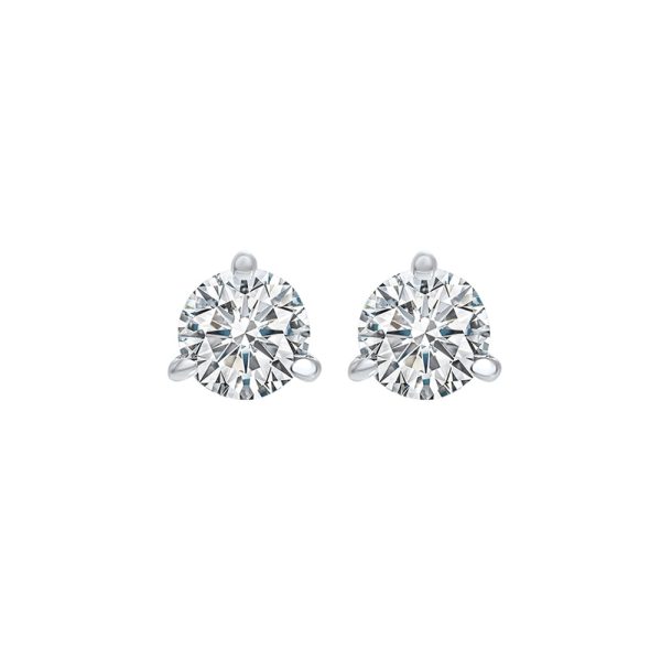 14Kt White Gold Diamond 1 2Ctw Earring Discount