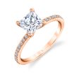 Princess Cut Classic Engagement Ring - Adorlee Online