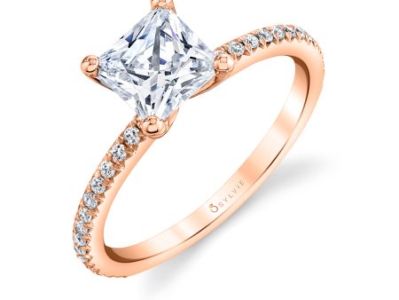 Princess Cut Classic Engagement Ring - Adorlee Online