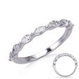 White Gold Diamond Marquise Band Hot on Sale