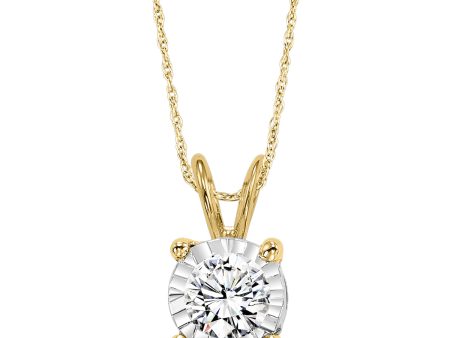 14Kt Yellow Gold Diamond 1Ctw Pendant Online