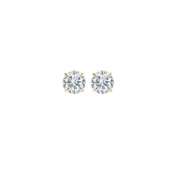 14Kt Yellow Gold Diamond 1 5Ctw Earring For Discount