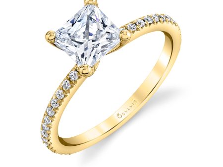 Princess Cut Classic Engagement Ring - Adorlee Discount