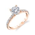 Round Cut Classic Engagement Ring - Aimee Online Sale