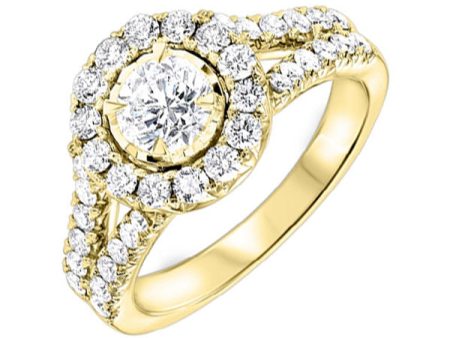 18Kt Yellow Gold Diamond 1 5 8Ctw Ring For Cheap