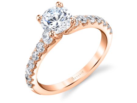 Round Cut Classic Engagement Ring - Veronique Cheap