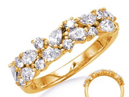 Yellow Gold Diamond Pear shape Ring Discount