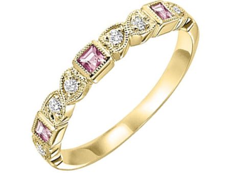 10Kt Yellow Gold Diamond 1 12Ctw & Syn Alexandrite 1 7Ctw Ring Online